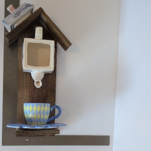 Rustic Wooden Handcrafted Bird Feeder The Door Is Always Open - Picture 10 of 16